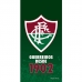 Toalha Praia Buettner Veludo Brasão Fluminense 70cm x 140m Verde