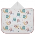 Toalha de Banho Baby Tecebem com Capuz Estampada Isa 70cmx90cm Branco