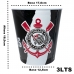 Balde de Pipoca Allmix Plástico Corinthians 3 Litros Oficial Branco