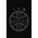 Toalha Social Academia e Mão Buettner Jacquard Veludo Futebol Gremio 33cmx50cm Preto