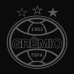 Toalha Social Academia e Mão Buettner Jacquard Veludo Futebol Gremio 33cmx50cm Preto