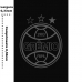 Toalha Social Academia e Mão Buettner Jacquard Veludo Futebol Gremio 33cmx50cm Preto