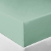 Lençol Tecebem Casal Malha C/ Elástico Liso 138mx188mx30cm Verde