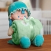 Manta Baby com Boneca de Pelúcia Bouton Microfibra Nany Verde