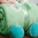 Manta Baby com Boneca de Pelúcia Bouton Microfibra Nany Verde