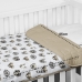 Cobre Leito Tecebem Baby Malha Estampado Agnes 85cm x 145m Trigo