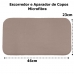 Escorredor Aparador para Copos Buettner Liso Microfibra 23cmx46cm Bege
