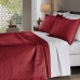 Kit Colcha Casal Micromink Buettner em Matelassê S/Costura 3 Peças Enos Vermelho