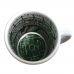 Caneca Estádio do Time de Guerreiros 360 ML Cerâmica Fluminense Licenciada Branco