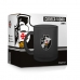 Caneca Vidro Diamond BrasFoot Vasco 300 ML Licenciada Preto