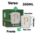 Caneca Porcelana Premium BrasFoot Palmeiras Serie Ouro 300 ML Urban Licenciada Branco