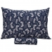 Jogo de Cama Solteiro Portallar Malha Misto Estampado Game Blue 2 Pçs com Elástico Azul