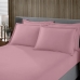 Jogo de Cama Buettner Solteiro King Malha Liso 2 Peças Image Rose