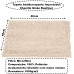 Tapete Buettner Microfibra Antiderrapante Chenille Ginko 40cmx60cm Pérola 