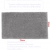 Tapete Buettner Microfibra Antiderrapante Chenille Greco 50x70cm Prata