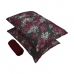 Jogo de Cama King Portallar Malha 100% Algodão Nápoles 3 Peças Vermelho