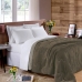 Edredom Buettner King Plush Flannel 100% Poliéster Dupla Face 260mx280m Chocolate Escuro & Chocolate Claro