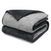Edredom Buettner King Plush Flannel 100% Poliéster Dupla Face 260mx280m Preto & Metal Escuro