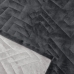 Cobertor Buettner King Flannel Plush 100% Poliéster Dupla Face 260mx280m Metal Escuro / Metal Claro