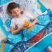 Kit Cobre Leito SulBrasil Casal Malha 100% Algodão Estampado Kids em Matelasse Space 2,00mx2,20m Azul