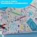 Kit Cobre Leito SulBrasil Casal Malha 100% Algodão Estampado Kids em Matelasse Space 2,00mx2,20m Azul