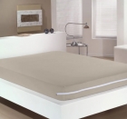 Capa para Colchão Buettner Casal Malha 100% Algodão Com Zíper Trigo